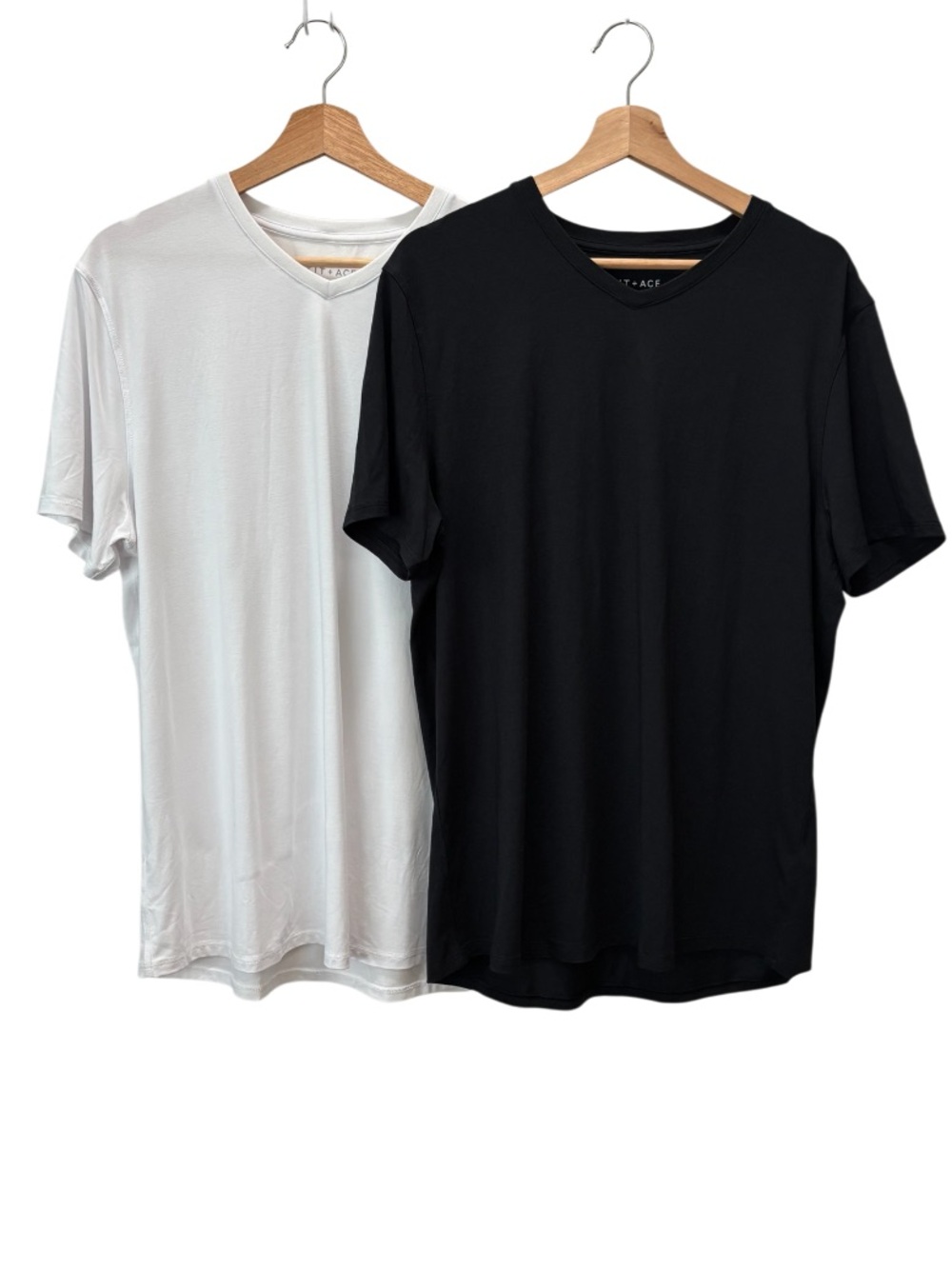 Kit and Ace Black and White Sleeve T Shirts